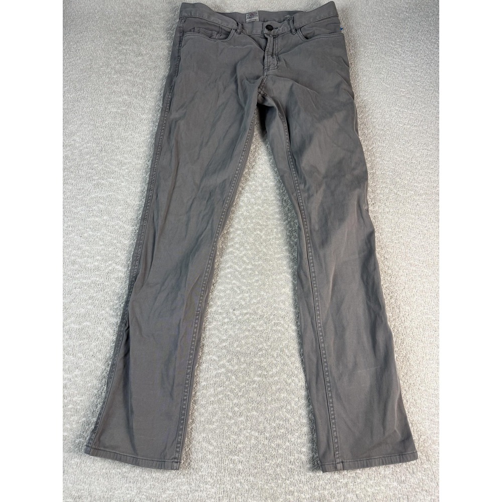 Faherty Men's Gray Chino Pants